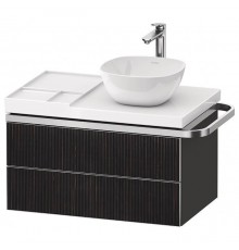 Duravit Aurena Тумба подвесная под раковину 78.4x80.2x49.2см, цвет: графит матовый/шпон черное дерево . AU4569067800000