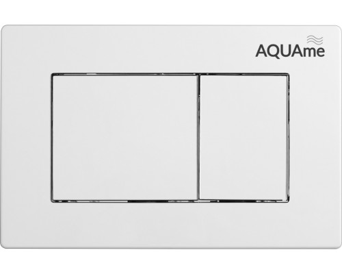 AQM4102W Панель смыва AQUAme, пластик, белый AQM4102W