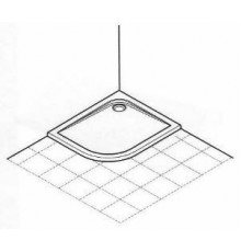 IS K240701 UltraFlat душевой поддон 100X80 см, левая версия K240701