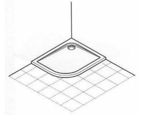 IS K240701 UltraFlat душевой поддон 100X80 см, левая версия K240701