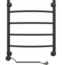 Полотенцесушитель электрический EWRIKA Сафо D 60х50 L, чёрный матовый P