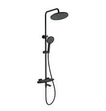 Душевая стойка Wonzon   Woghand WW-B3035-A2-MB, матовая черная