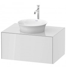 Duravit White Tulip Тумбочка подвесная 80x55х40.8см., раковина, 1 выдвижной ящик, цвет: белый высокоглянцевый. WT497508585,  2362430079