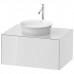 Duravit White Tulip Тумбочка подвесная 80x55х40.8см., раковина, 1 выдвижной ящик, цвет: белый высокоглянцевый. WT497508585, 2362430079