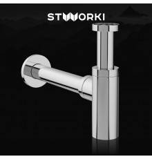 Сифон для раковины STWORKI SD-001CR хром
