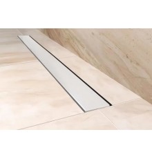 Душевой лоток BETTOSERB Frameless Matte White 550 ; Дизайн-вставка двухсторонняя (металл без перфорации матовый хром / полая под плитку)
Система отвода вторичного конденсата 
Минимальная высота монтажа 65 мм
Пропускная способность до 100 л/мин с гидроза
