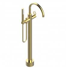 THG Collection O Смеситель для ванны, напольный, с ручным душем, цвет: Soft matt gold. G4P-F31-6508S