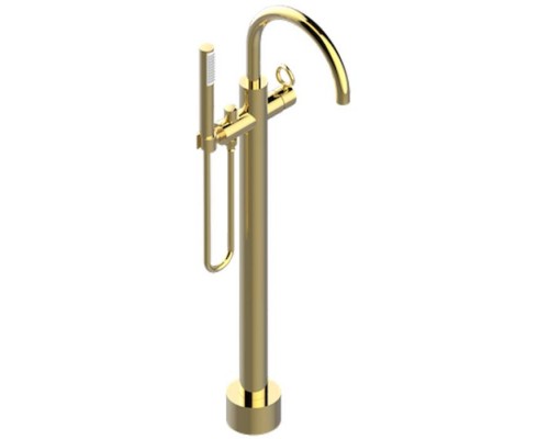 THG Collection O Смеситель для ванны, напольный, с ручным душем, цвет: Soft matt gold. G4P-F31-6508S THG Collection O Смеситель для ванны, напольный, с ручным душем, цвет: Soft matt gold. G4P-F31-6508S