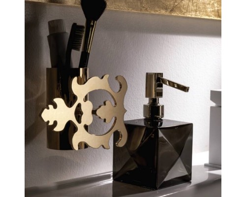 Bertocci Grimilde Дозатор настольный, цвет: прозрачный хрусталь/золото. 119 9048 5000