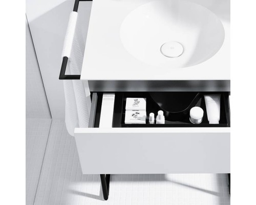 Burgbad Coco Полотенцедержатель для монтажа на тумбу, цвет: черный. HHAG001