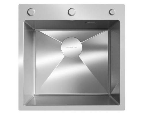 Комплект Ulgran STEEL US 500х500-001 с коландером, брашированная сталь