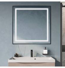 Зеркало BelBagno Kraft, 80x80, с подсветкой, черное