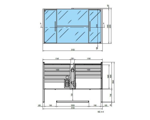Effegibi Logica Spa Filo СаунаХаммам 373x250x217см, в нишу, цвет: Stone. LO 11 03 0006 Effegibi Logica Spa Filo СаунаХаммам 373x250x217см, в нишу, цвет: Stone. LO 11 03 0006