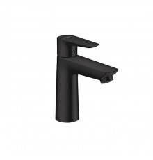 Hansgrohe Talis E Смеситель для раковины 110, на 1 отв, с донным клапаном, излив 112мм, цвет: черный матовый. 71710670