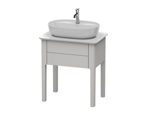 Duravit Luv База напольная 68.8x45х74.3см., с 1 выдв. ящиком, каменной столешницей и раковиной, цвет: скандинавско белый шелковисто-матовый. LU956003939, 0380600000, LU946501717 Duravit Luv База напольная 68.8x45х74.3см., с 1 выдв. ящиком, каменной столешницей и раковиной, цвет: скандинавско белый шелковисто-матовый. LU956003939, 0380600000, LU946501717