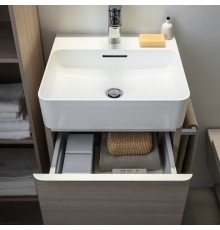 Laufen VAL Раковина 55х42x11.5 см, 1 отв., покрытие LLC, цвет: белый. 8.1028.2.400.104.1