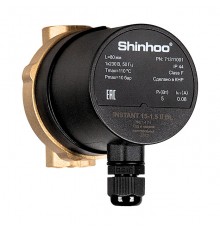 Насос рециркуляционный Shinhoo INSTANT 15-1.5 II BL 80мм 5Вт 1x230В 50Гц Rp 1/2  (латунный). 71311001