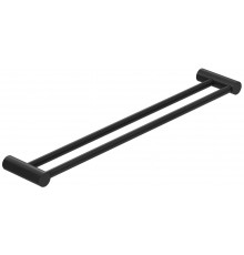 Kludi 58 988 39 Vela R Держатель для полотенец двойной, L=600 мм, черный матовый 5898839