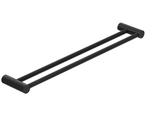 Kludi 58 988 39 Vela R Держатель для полотенец двойной, L=600 мм, черный матовый 5898839