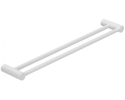Kludi 58 988 53 Vela R Держатель для полотенец двойной, L=600 мм, белый матовый 5898853