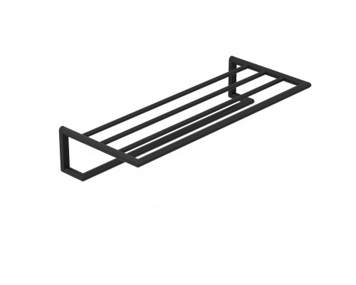 Kludi 58 989 39 VELA R держатель для полотенец с полкой, L = 600 мм черный матовый 5898939