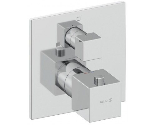 Kludi 548850575 DECUS встраиваемый смеситель для душа с термостатом, SLIM.BOXX 88022 хром 548850575