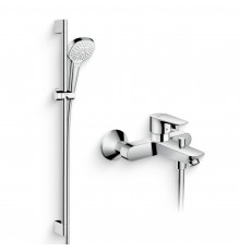 Душевой комплект Смеситель Hansgrohe Talis E 71740000 + Гарнитур Croma Select E Multi 26590400