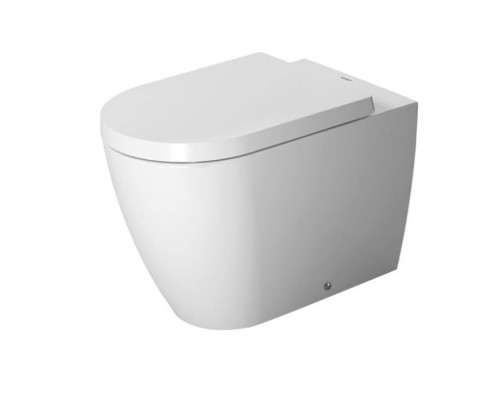 Duravit ME by Starck Унитаз напольный 60х37см, пристенный вариант, с вертикальным смывом, включая крепление,  универсальный, 4,5 л. с HygieneGlaze, 370x60. 2169092000