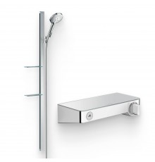 Душевой комплект Термостат Hansgrohe Ecostat Select 13171000 для душа + Гарнитур Raindance Select S 27646000 хром