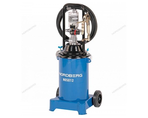 Установка пневматическая для раздачи густой смазки с баком, 12 л NORDBERG NO5012