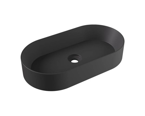 Alice Spy Oval Раковина 65x36х12см., накладная, без отв., цвет: чёрный матовый. 34240108 Alice Spy Oval Раковина 65x36х12см., накладная, без отв., цвет: чёрный матовый. 34240108