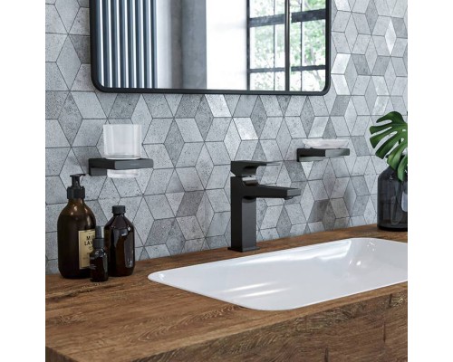 Hansgrohe AddStoris Мыльница, цвет: черный матовый. 41746670 Hansgrohe AddStoris Мыльница, цвет: черный матовый. 41746670