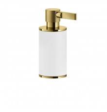 Gessi Inciso Дозатор для жидкого мыла, настольный, цвет: золото/белый. 58537#246