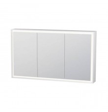 Duravit L-Cube Зеркальный шкаф 120х15.4xh70см. 3 дверцы зеркальные,с 4-х сторонней подсветкой, с LED диммером справа внизу. LC755300000