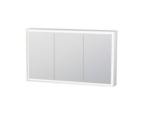 Duravit L-Cube Зеркальный шкаф 120х15.4xh70см. 3 дверцы зеркальные,с 4-х сторонней подсветкой, с LED диммером справа внизу. LC755300000 Duravit L-Cube Зеркальный шкаф 120х15.4xh70см. 3 дверцы зеркальные,с 4-х сторонней подсветкой, с LED диммером справа внизу. LC755300000
