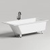 Salini Cascata kit Встраиваемая ванна 179x79x60см, донный клапан, материал: S-Stone, цвет: белый матовый. 104523M