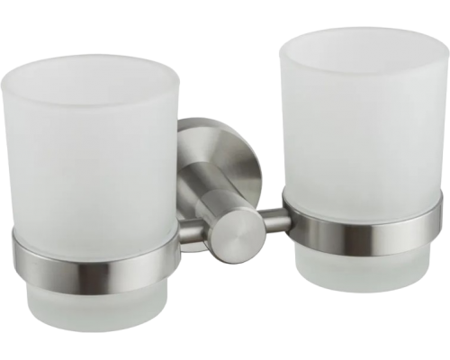 Стакан D-lin D212280 двойной, сталь