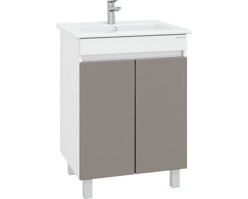 Тумба с раковиной Onika Марви 60 напольная, мокко