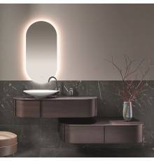 Burgbad Lavo 2.0 Комплект мебели 121х49х25см, с зеркалом LED подсветка по периметру, подвесной, цвет: Eiche Dekor Mokka. SIJH050,  MWGU050 C0037,  KOBW121 G0227 F5059,  SFZX121LG0227F5059