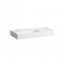 Laufen Kartell Раковина 90х46х12 см, без отв., без перелива, цвет: белый. 8.1033.8.000.112.1