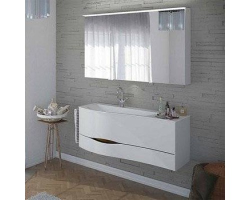 BurgBad Sinea 2.0 Тумба 1210х475 мм. с 2 мя выдв. ящик,рак.из мин. литья, подвесная, цвет белый гл.. SFFQ121L F2800 G0165 C0001*1 BurgBad Sinea 2.0 Тумба 1210х475 мм. с 2 мя выдв. ящик,рак.из мин. литья, подвесная, цвет белый гл.. SFFQ121L F2800 G0165 C0001*1