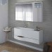 BurgBad Sinea 2.0 Тумба 1210х475 мм. с 2 мя выдв. ящик,рак.из мин. литья, подвесная, цвет белый гл.. SFFQ121L F2800 G0165 C0001*1