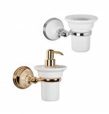 Набор Стакан Tiffany World Harmony TWHA109bi/cr + Дозатор TWHA108oro
