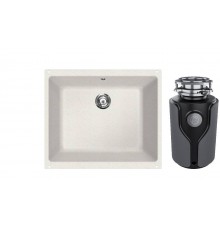 Комплект Мойка Lava U1 latte + Измельчитель KUCHENSTERN Muhle 353MU35
