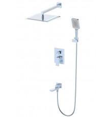 Душевой комплект Wonzon   Woghand WW-88939016-CR, С ВНУТРЕННЕЙ ЧАСТЬЮ, хром