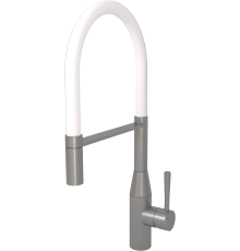 Смеситель для кухни Seaman Visconti SSL-7671-MS mist satin, white