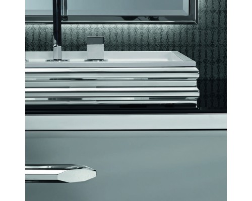 VITAGE milldue edition HILTON Комплект мебели с тумбой под раковину, раковиной ZURIGO63, зеркалом ZURIGO, 216 см, напольный, цвет: Fumegrave;/сталь. 9227.98.3 (С МЕБЕЛЬЮ), H110.71.98, 4054.216.71.98.2, 3330.98 VITAGE milldue edition HILTON Комплект мебели с тумбой под раковину, раковиной ZURIGO63, зеркалом ZURIGO, 216 см, напольный, цвет: Fumegrave;/сталь. 9227.98.3 (С МЕБЕЛЬЮ), H110.71.98, 4054.216.71.98.2, 3330.98