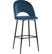 Барный стул Stool Group Меган велюр пыльно-синий