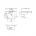 DevonDevon New Etoile Раковина 70х53 см, 3 отв., на пьедестале, цвет: белый. IBLG3FNET,  IBCOLNET