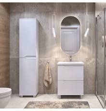 Мебель для ванной комнаты Vigo Urban 60, напольная, белая, раковина Velvex 9696 60